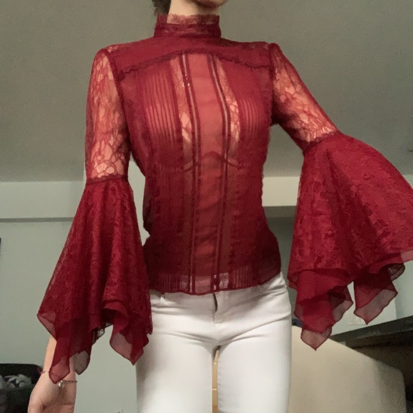 Alice + Olivia
Ivy Handkerchief Lace Top - Picture 2 of 6